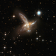 Illustration for article titled The Cosmic Wonder of Colliding Galaxies